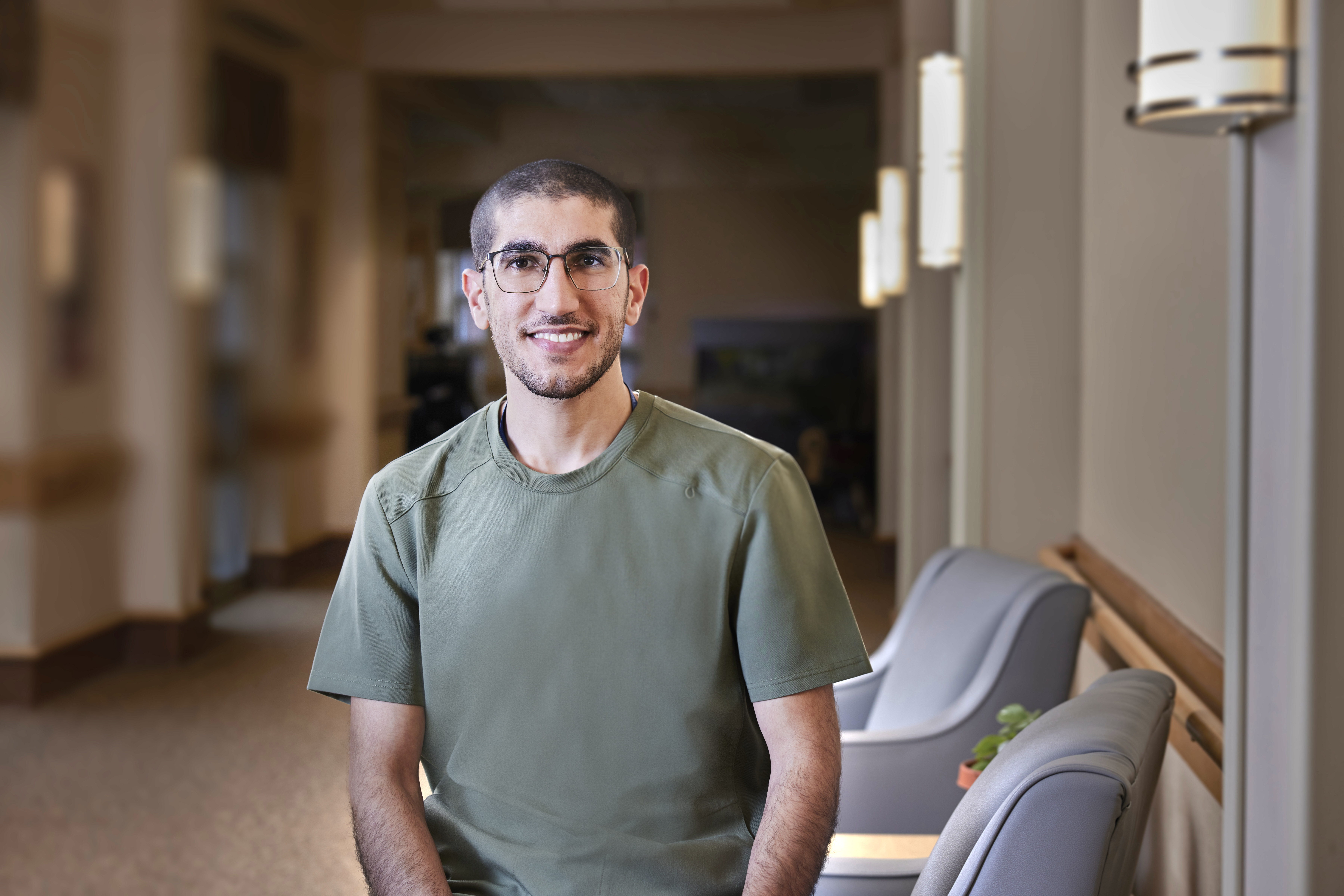 Grandview Lodge staff member Jaafar, PSW