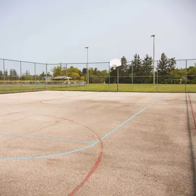 Basketball Court In Mckinnon Park