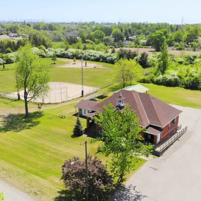 Aerial View Of Nanticoke Park And Community Centre