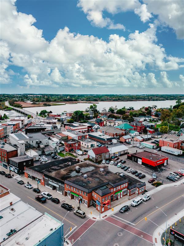Aerial View Of Community
