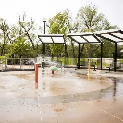 Splash Pad At Caledonia Kinsmen Park